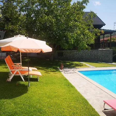 Wooden With Private Pool Near To Sea Дросия