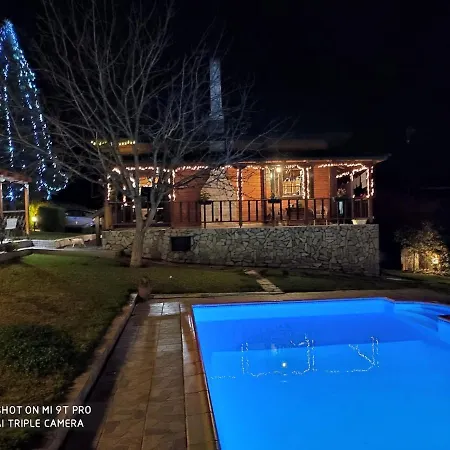 Wooden With Private Pool Near To Sea * Дросия